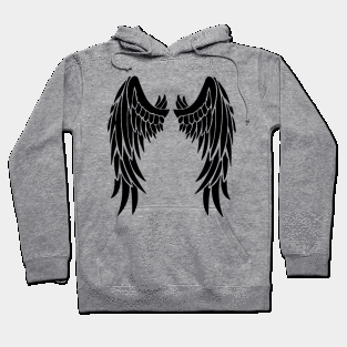 Angel Wings B&W Hoodie